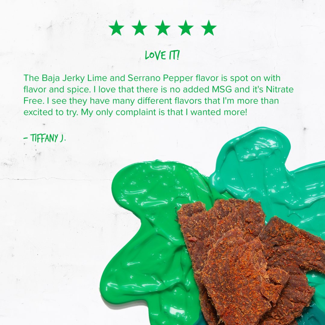 Baja Vida Beef Jerky Lime & Serrano Review