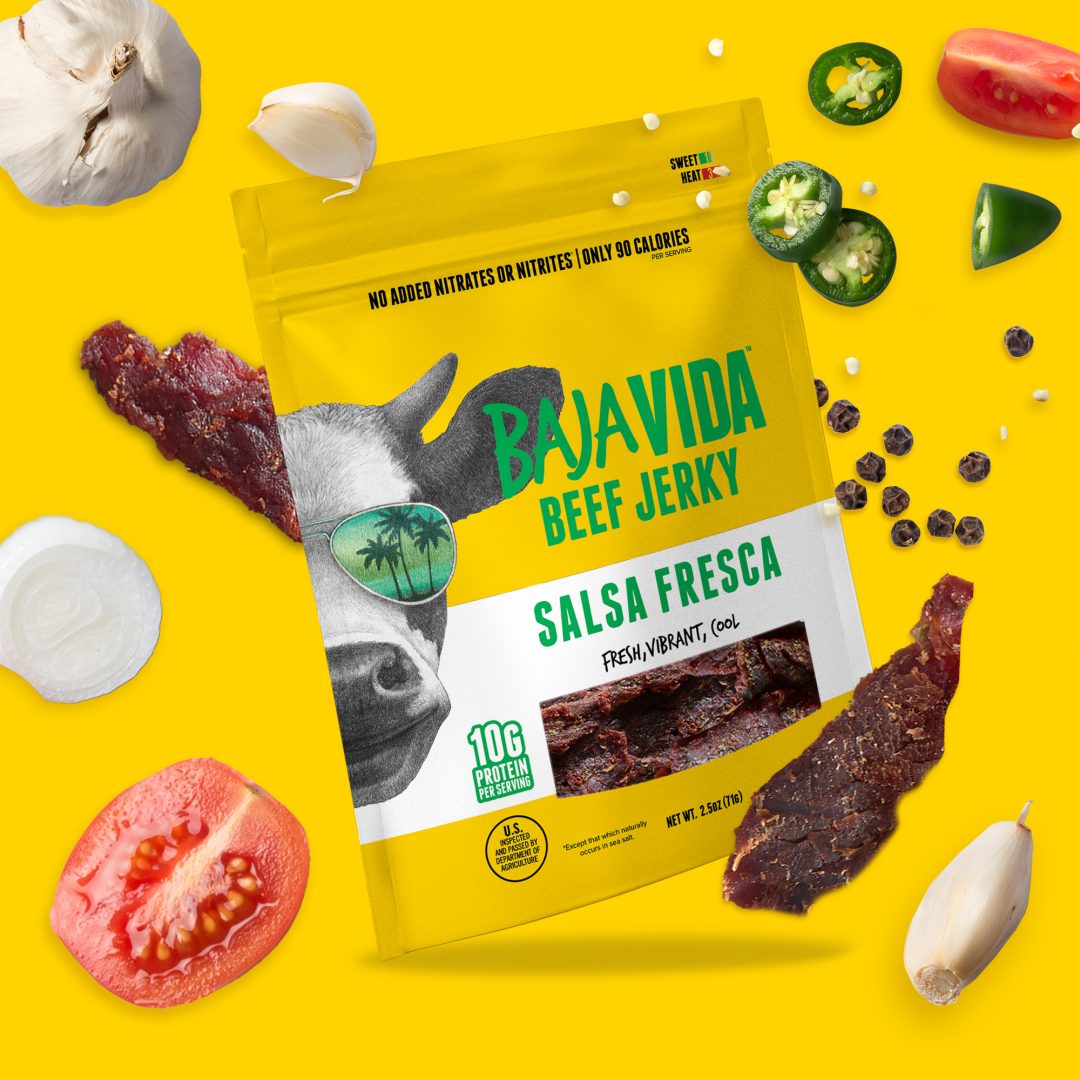 Baja Vida Beef Jerky Salsa Fresca Flavor Cues