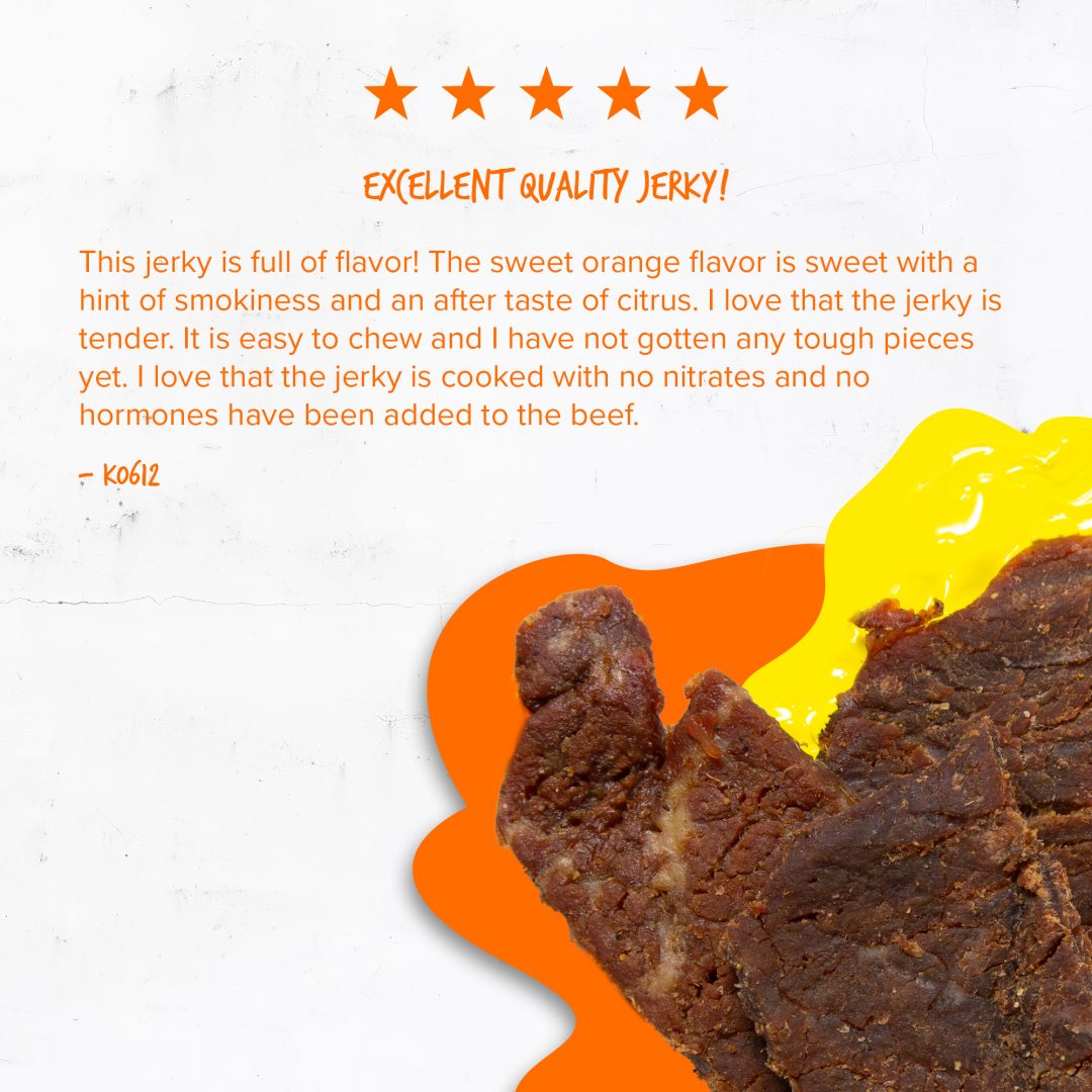 Baja Vida Beef Jerky Sweet Orange Review