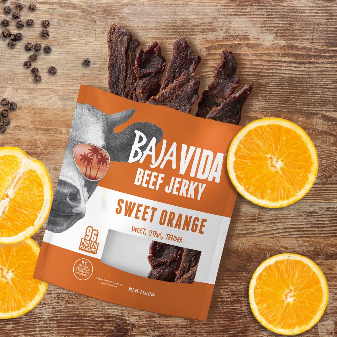 Baja Vida Beef Jerky Sweet Orange