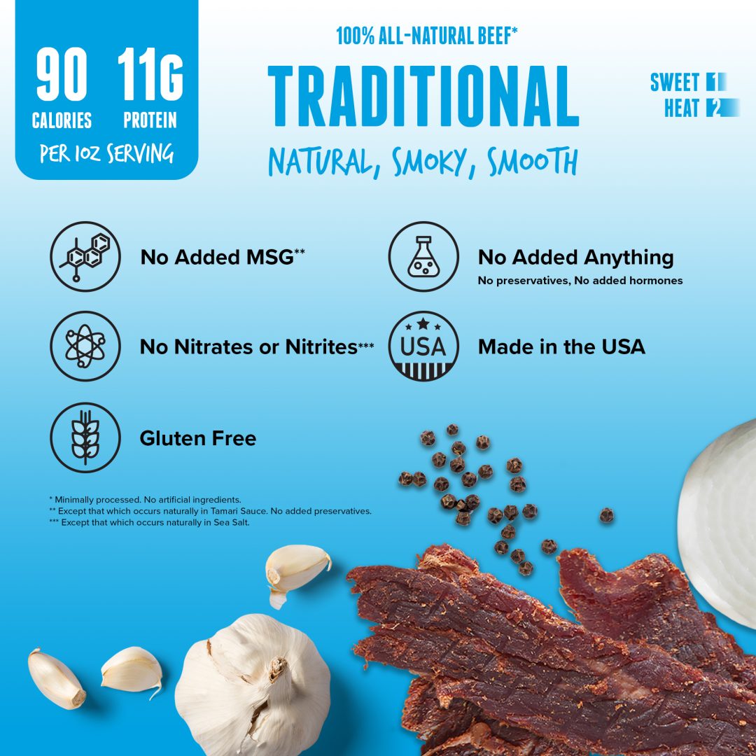 Baja Vida Beef Jerky Traditional Callouts