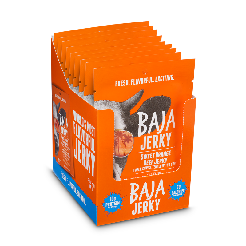 Sweet Orange Beef Jerky Snack Pack