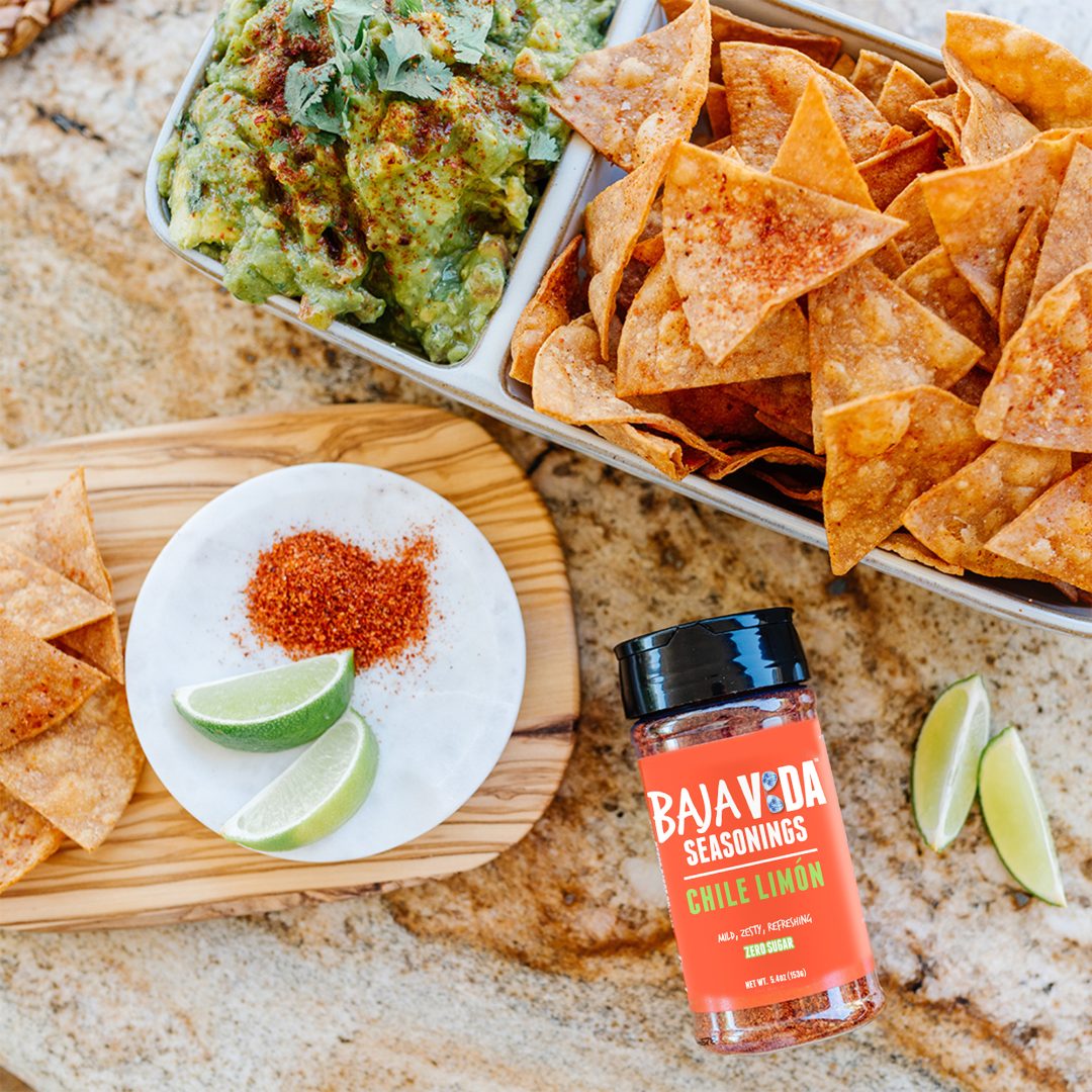 Baja Vida Seasonings - Chile Limón with Tortilla Chips