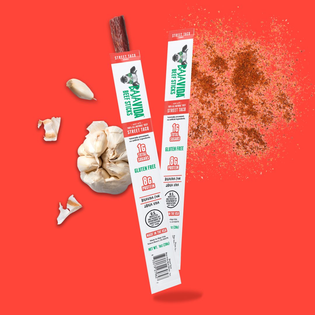 Baja Vida Beef Sticks - Street Taco - 1oz - flavor